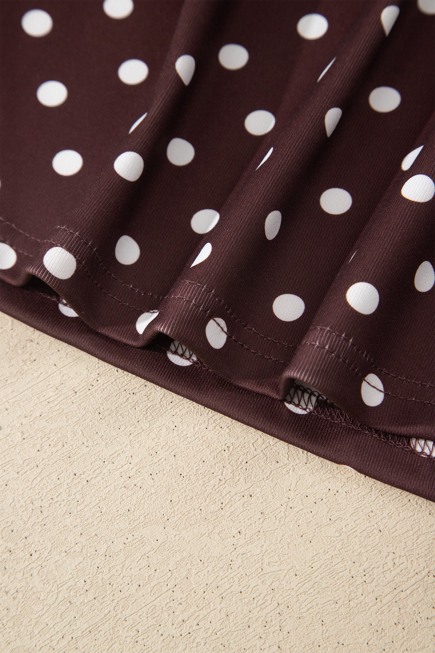 Pink Polka Dot Halter Tank Drawstring Elastic Waist Short Set
