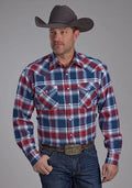 Roper 2205 Flannel (Red) - Men's Western Shirt