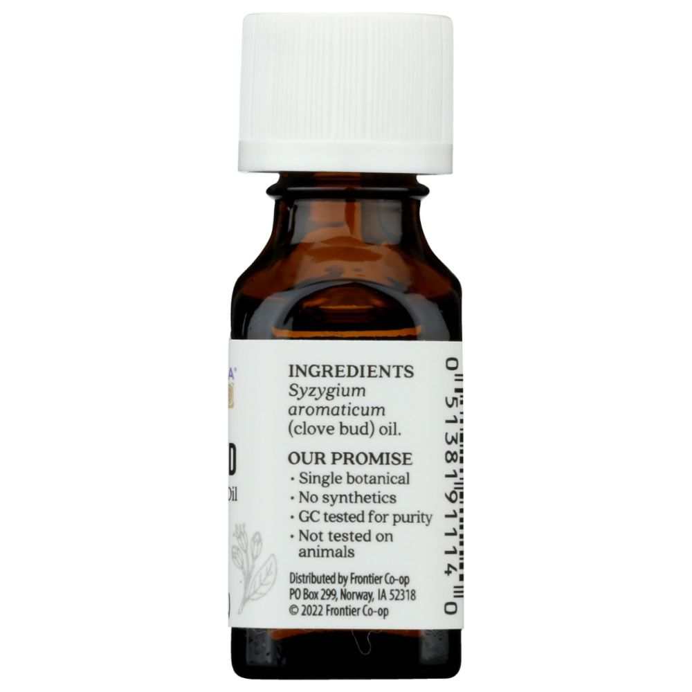 AURA CACIA: 100% Pure Essential Oil Clove Bud, 0.5 Oz