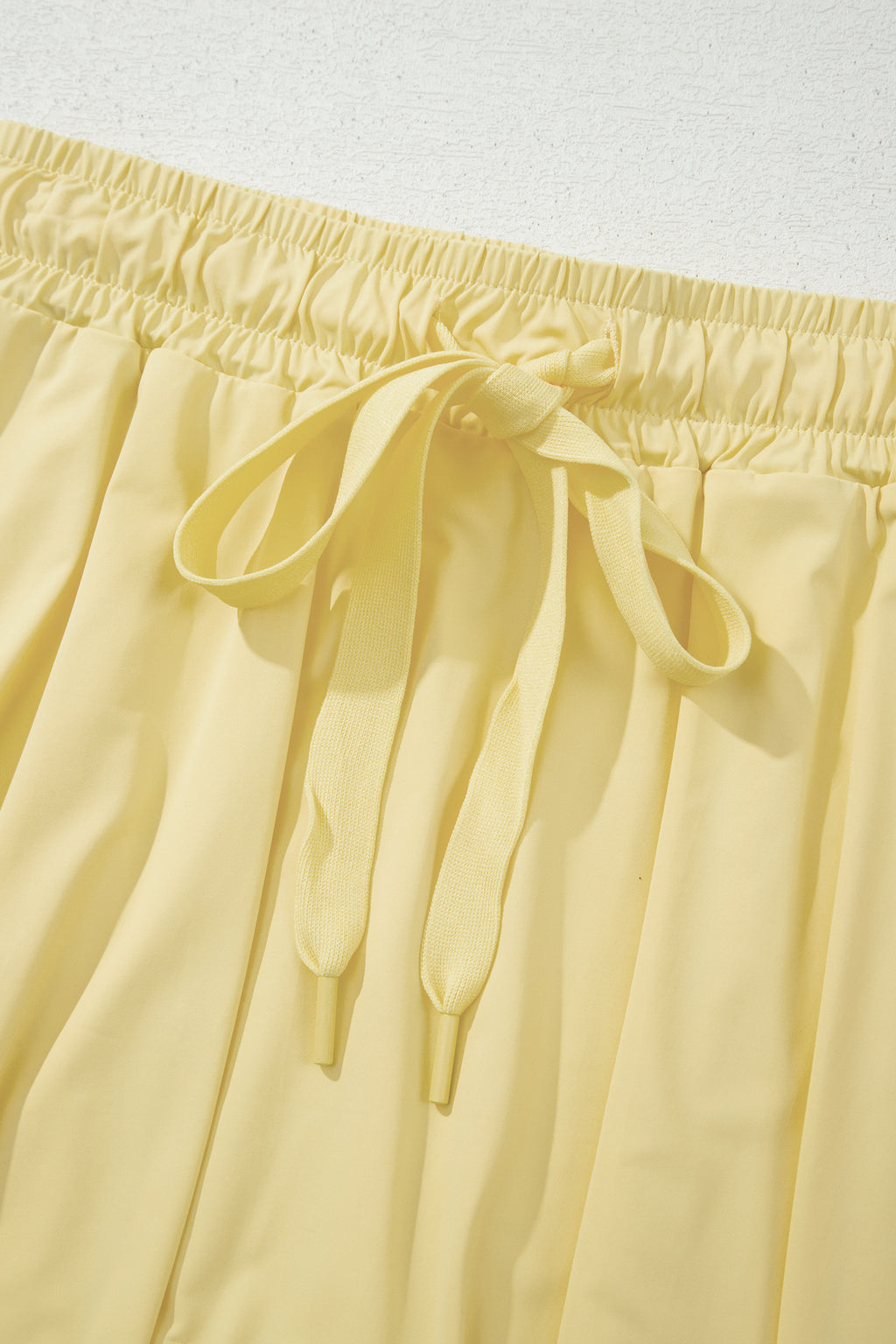 Dark Blue Drawstring Elastic Waistband Lined Tennis Skorts