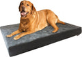 XL Orthopedic Memory Foam Dog Bed with Machine Washable Cover, Waterproof Lining for Medium to Large Pet, 47X29X4 Pad Fit 48X30 Crate