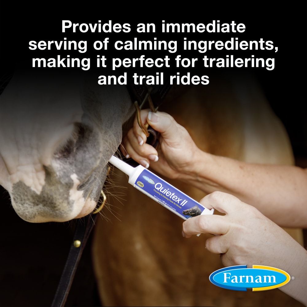Farnam Quietex II Paste Focusing & Calming Pellets and Paste for Horses