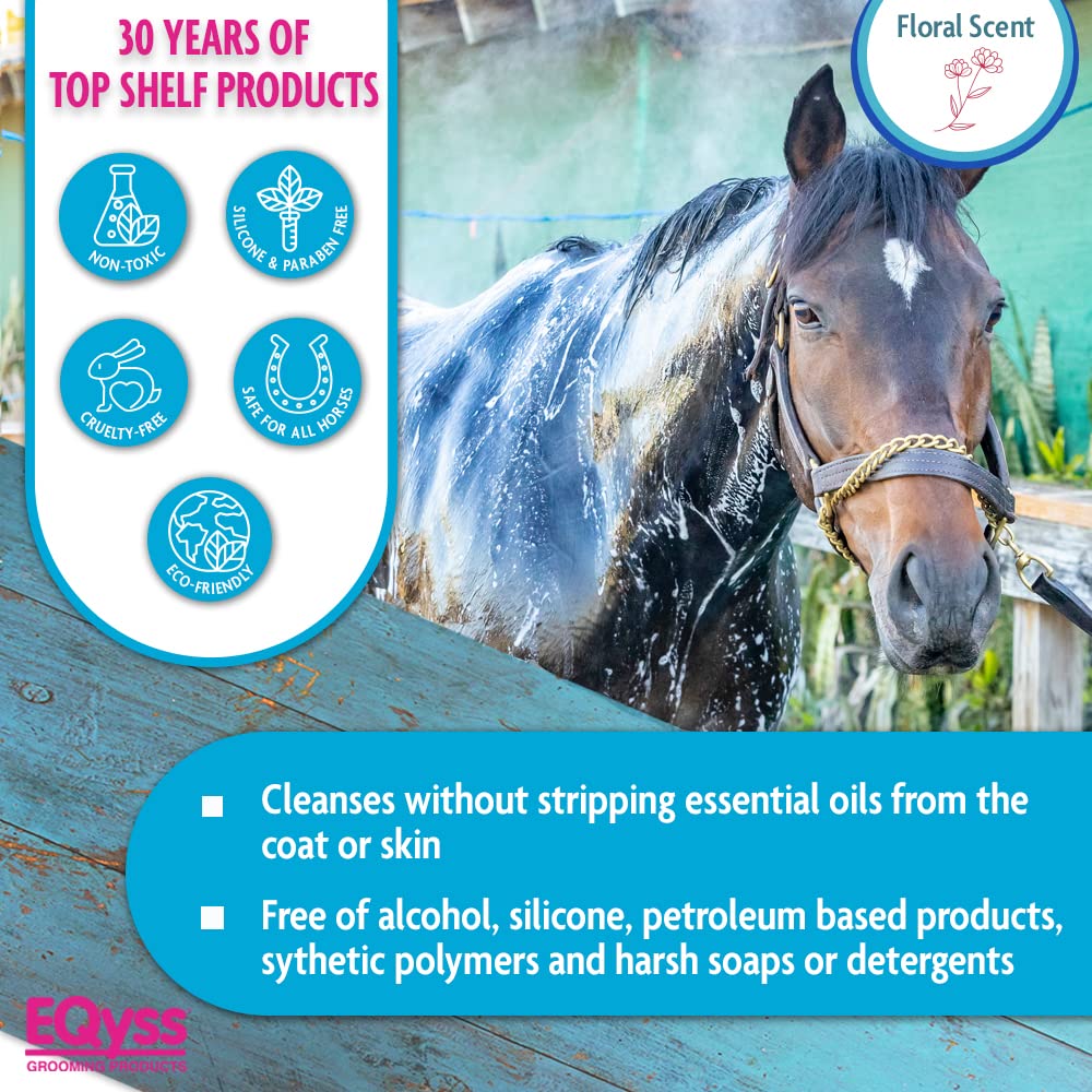 EQyss Micro-Tek Medicated Itch Relief Shampoo for Horses Gallon
