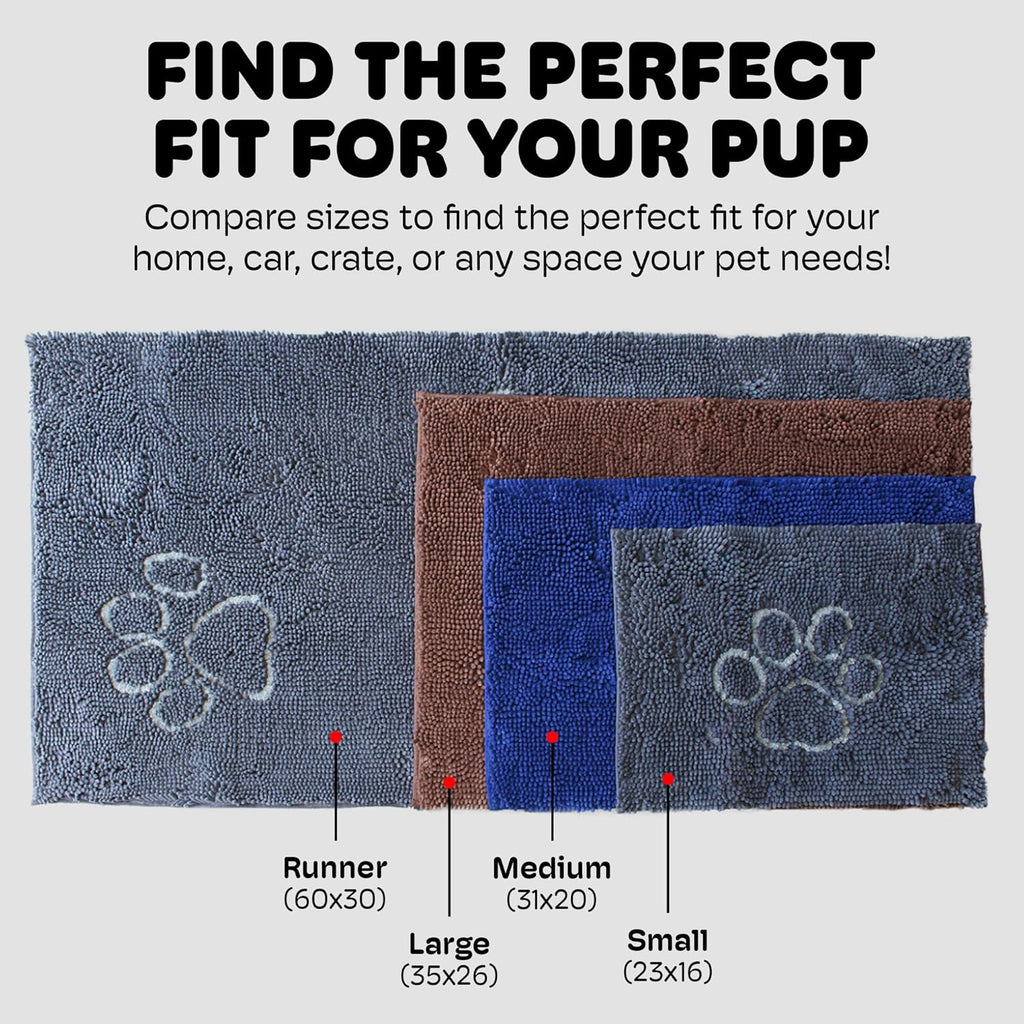 DGS Dirty Dog Doormat Runner Microfiber Mud & Water Trapping Floor Mat