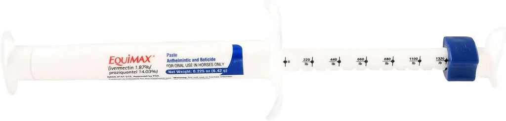 Equimax Horse Wormer Tapes and All Major Parasites 1 Tube