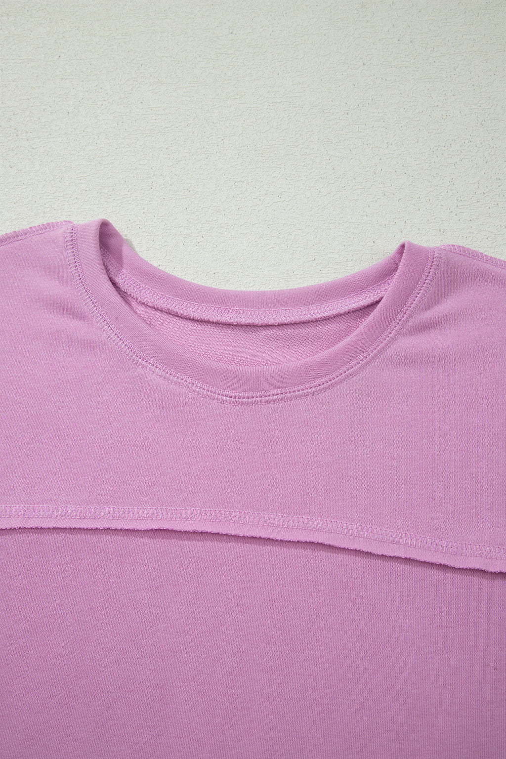 Rose Red Drop Shoulder Boxy Tee and Barrel Pants Set