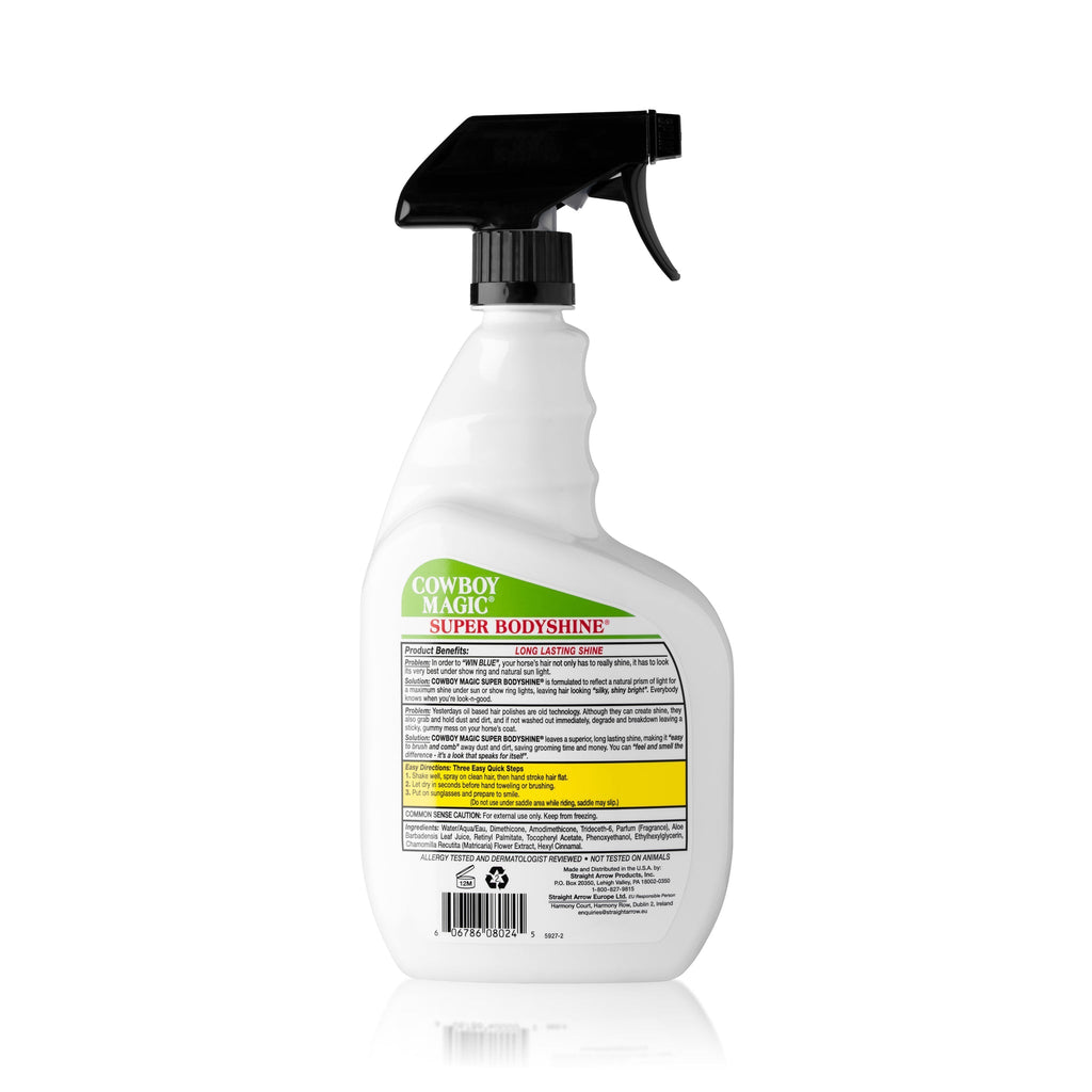 Cowboy Magic Super Bodyshine Horse & Pet Coat Shine Spray 32 oz.