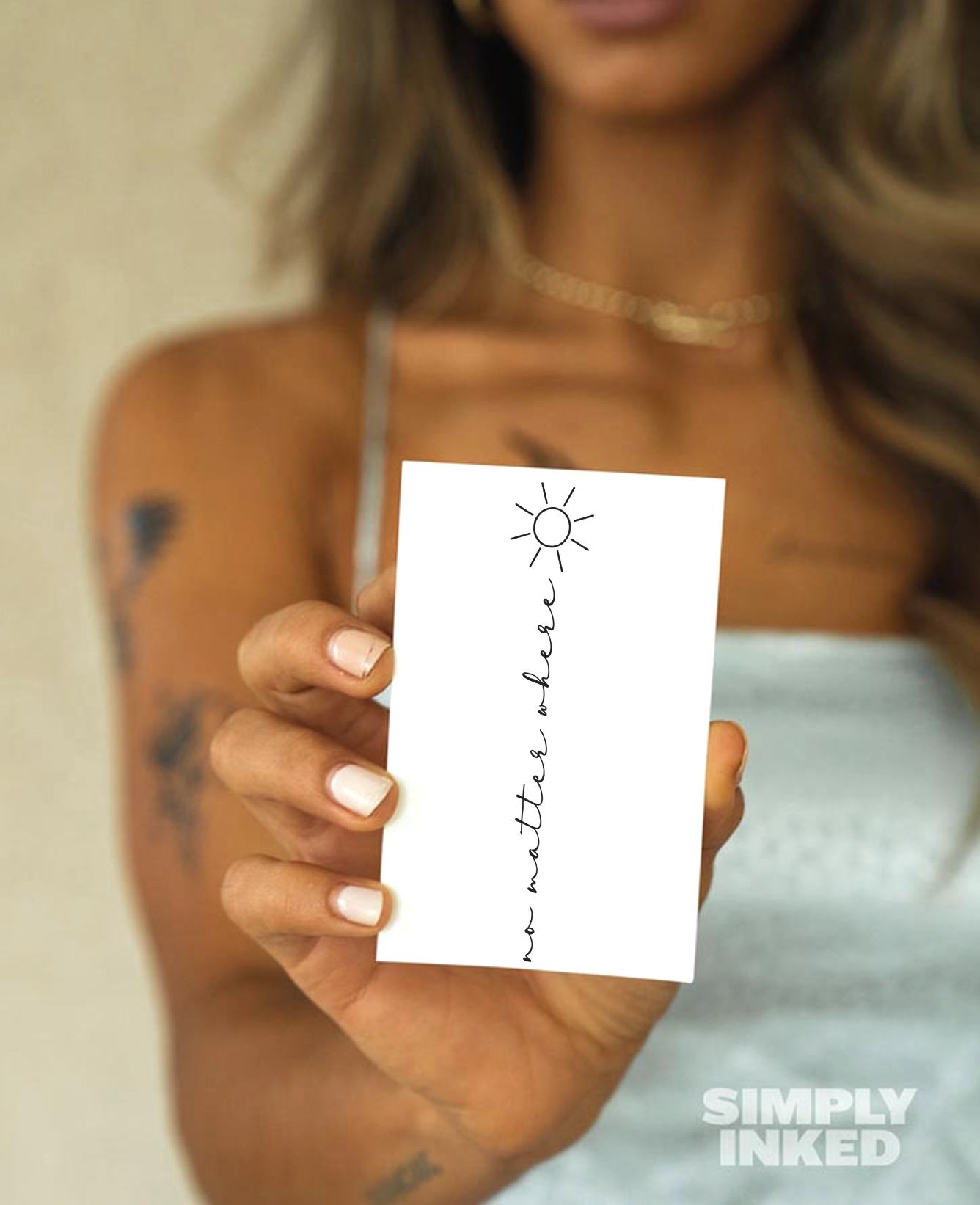 “no matter where” Tattoo
