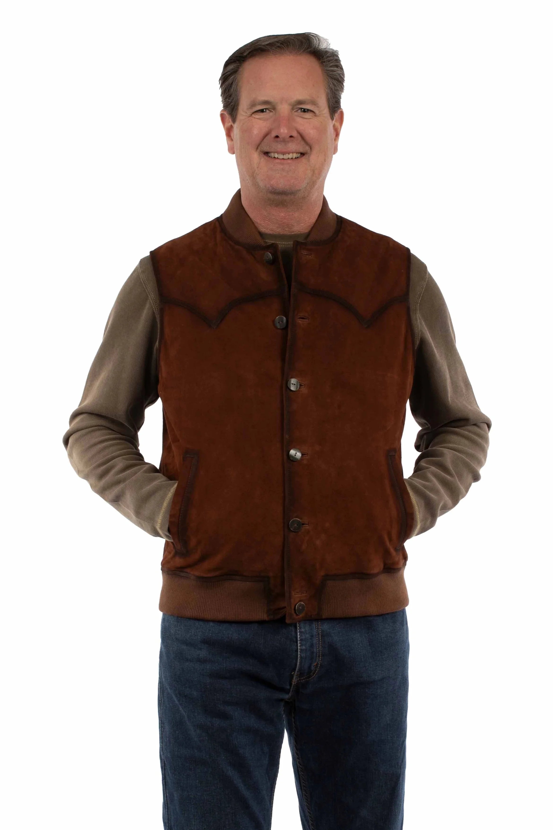 Scully Cheyenne (2117 Suede) – Men's Vest