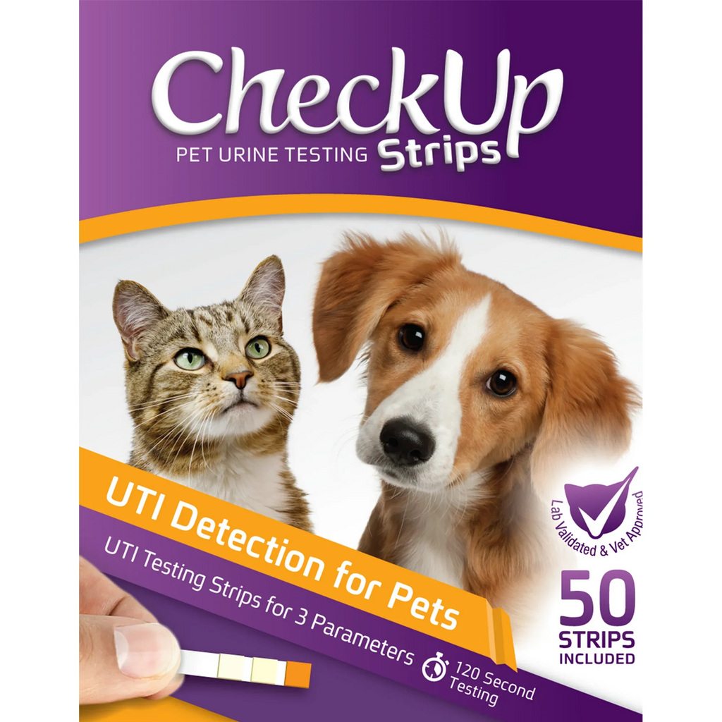 Coastline Global CheckUp UTI Urine Test Strips for Dogs & Cats 50ct