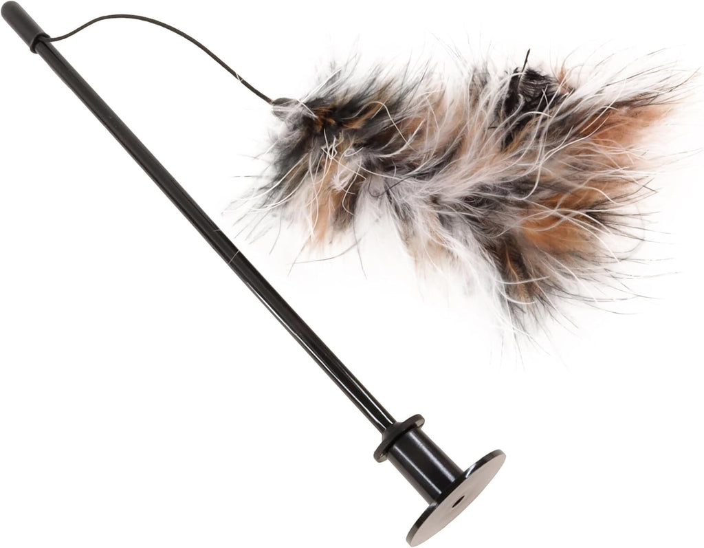Bergan Turbo Cat Teaser Toy Interative Feather Wand Toy