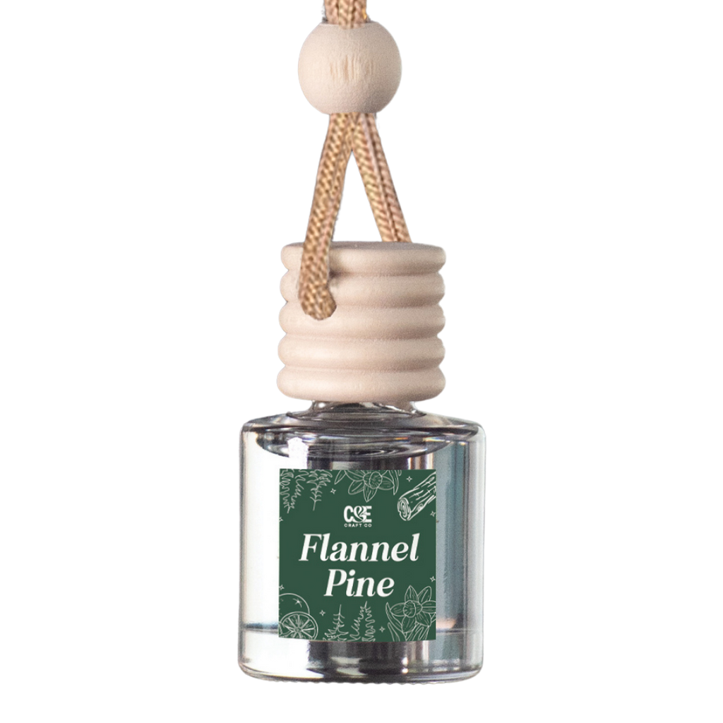 Flannel Pine Scented Car Freshener