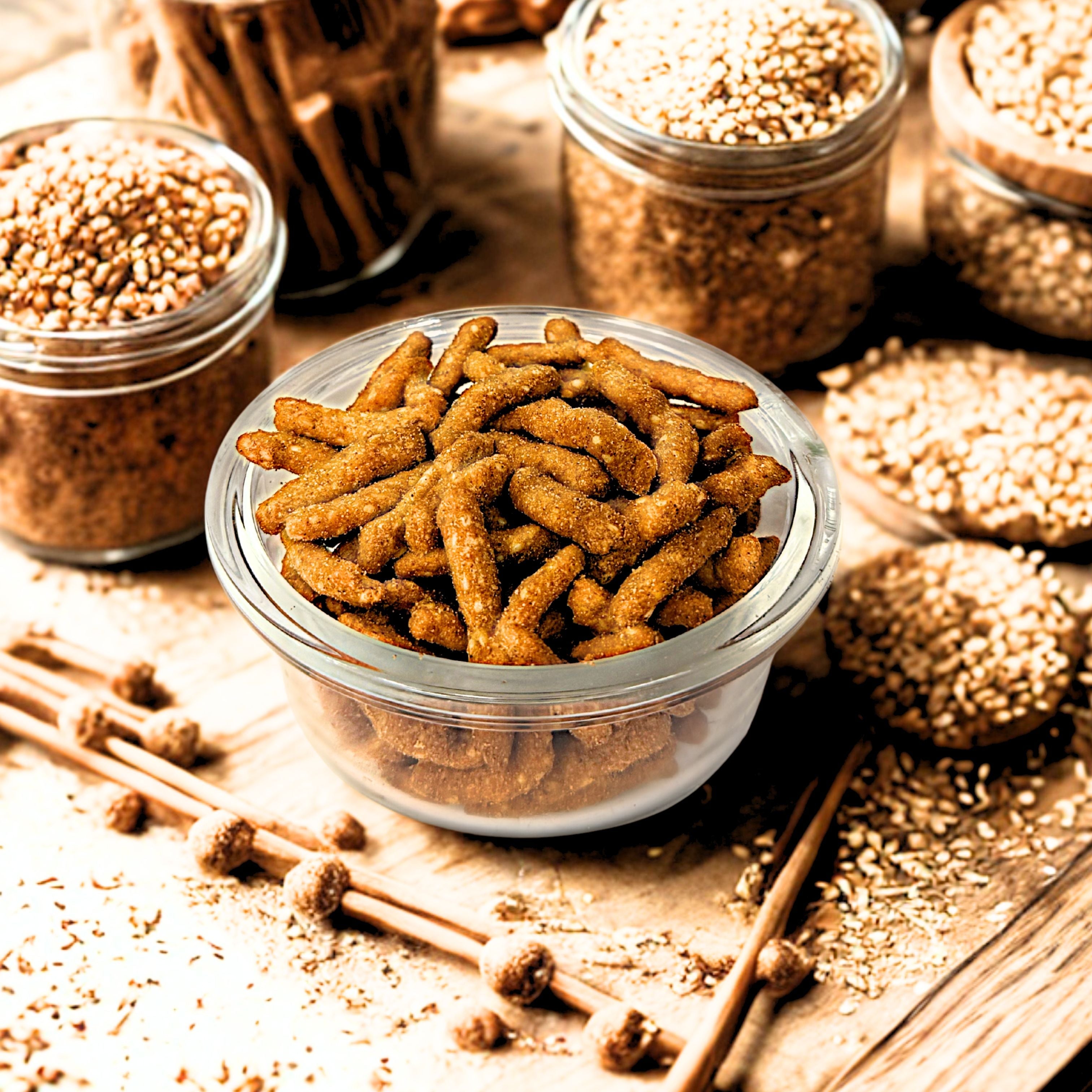 Sesame Sticks – Cajun Hot – Bulk Value Bag