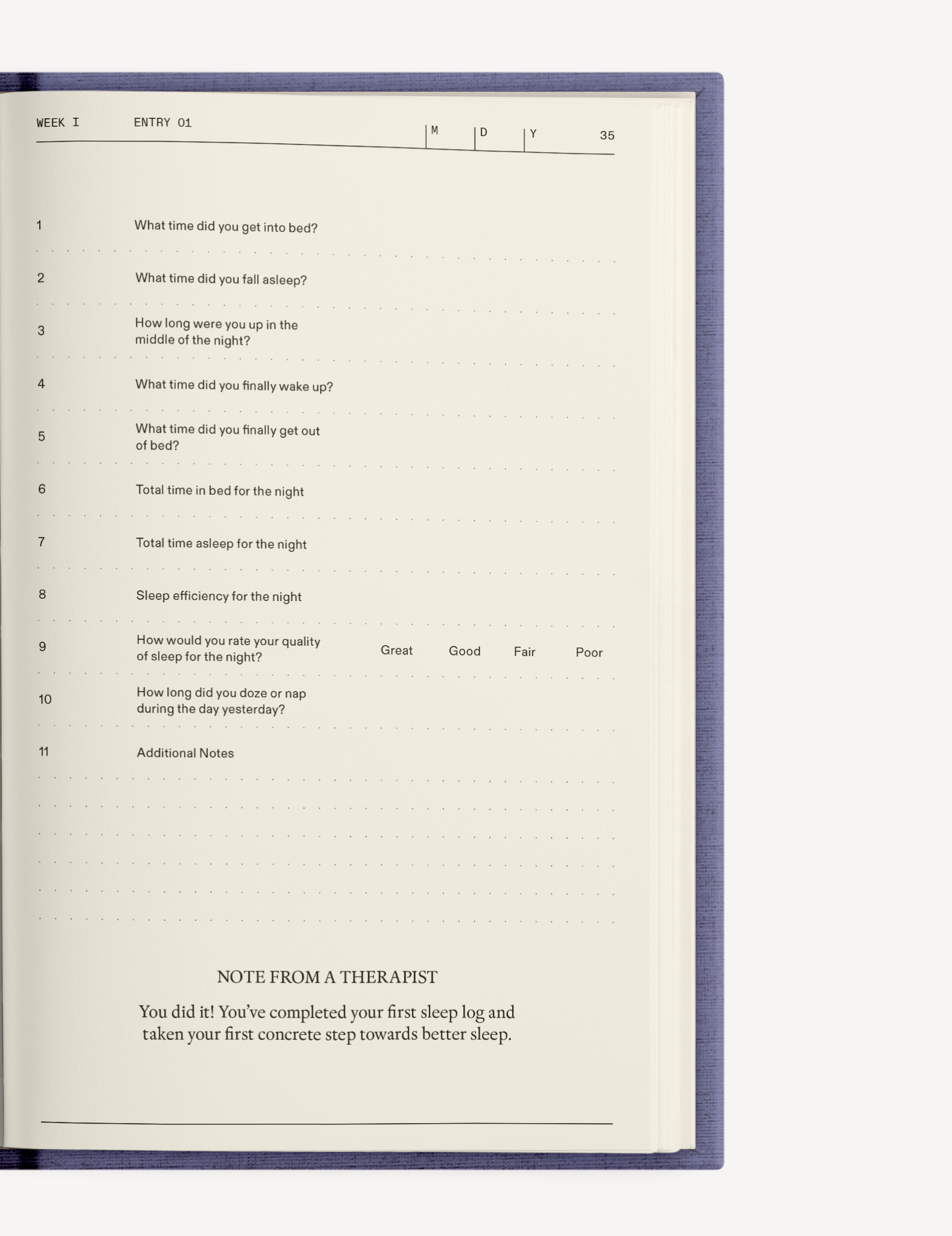 The Sustained Rest Set