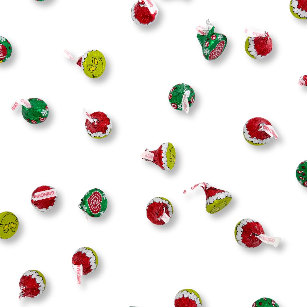Hershey's Kisses Milk Chocolate Grinch - Bulk Value Bag