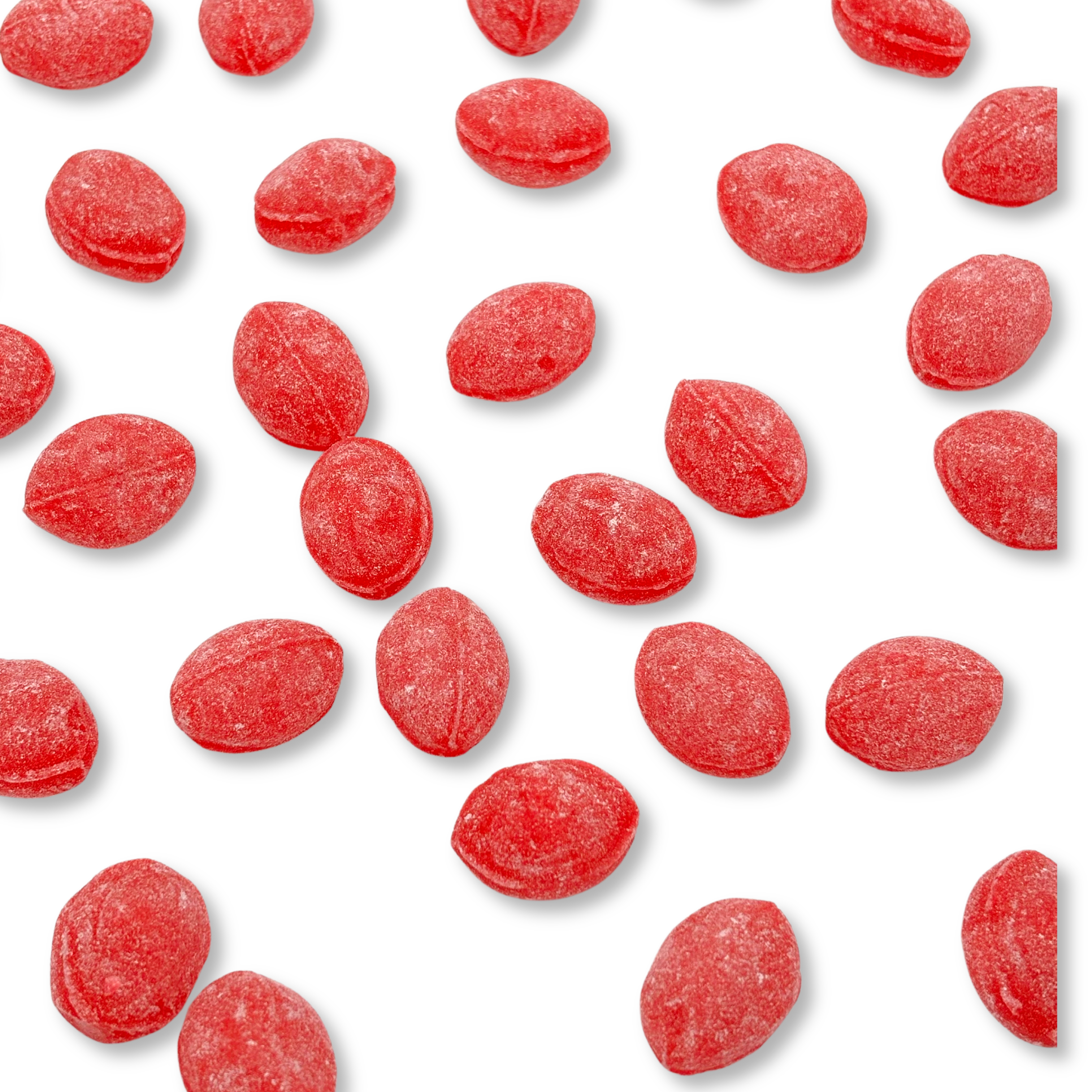 Claeys Wild Cherry Sanded Drops Hard Candy – Bulk Value Bag