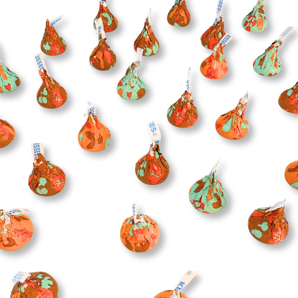 Hershey's Kisses Milk Chocolate – Fall Foils – Bulk Value Bag