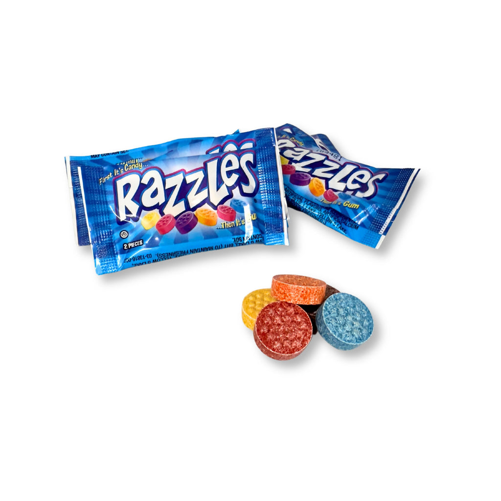 Razzles Original Candy Gum – Assorted Fruit Flavors – Bulk Value Bag