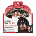Boss Pet Super Beast XXL Dog Twin-Swivel Vinyl Coated Tie-Outs 30ft Up 250lbs