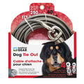 Dog Boss Pet Super Beast Xxl Twin-swivel Vinyl Coated Tie-outs 40ft Up 250lbs
