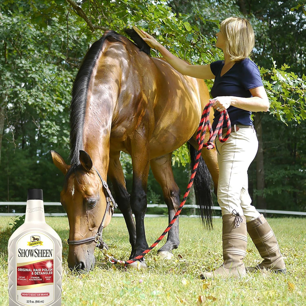 Absorbine Horse ShowSheen Hair Polish & Detangler Refill 32 oz.