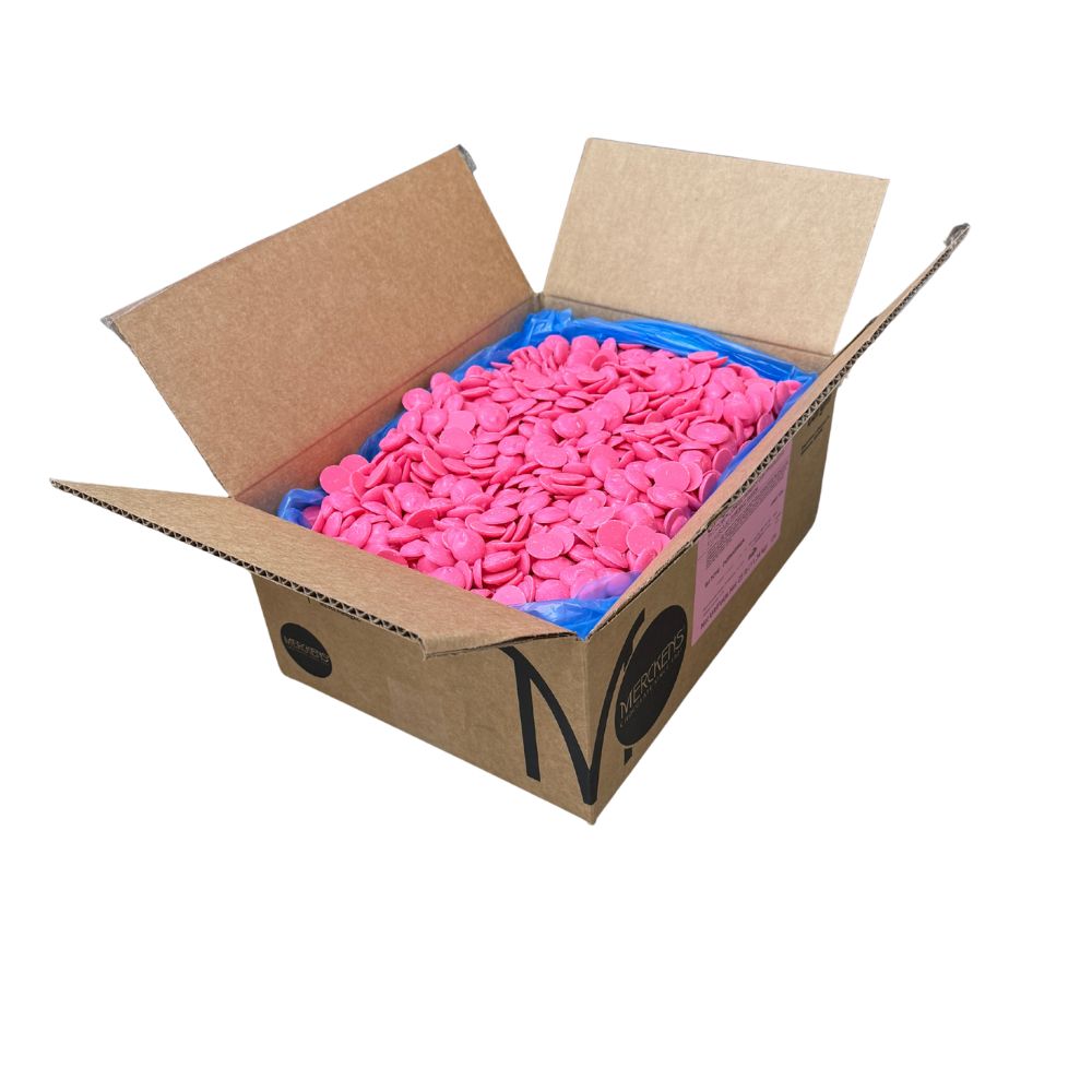 Merckens Pink Vanilla-Flavored Candy Coating & Melting Wafers – Bulk Value Bag