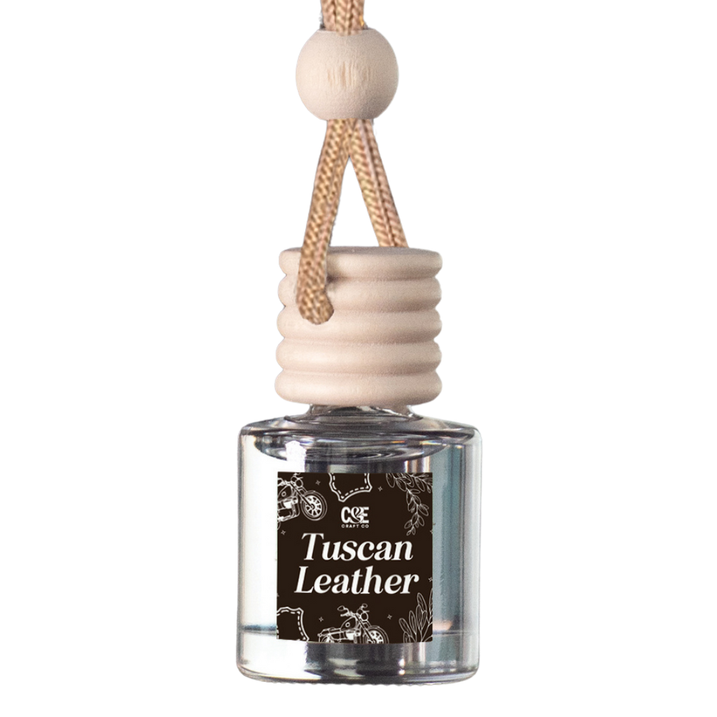 Tuscan Leather Scented Car Freshener