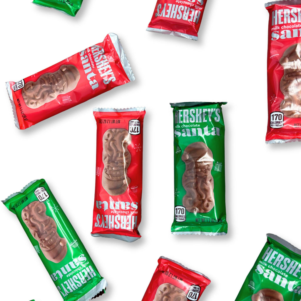 Hershey's Milk Chocolate Santa, 1.2 oz Bars, Bulk Value Bag