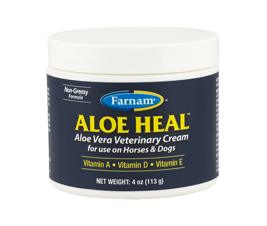 Farnam Aloe Heal Veterinary Cream 4 oz. Horses Dogs Wound Care Aloe Vera Healing