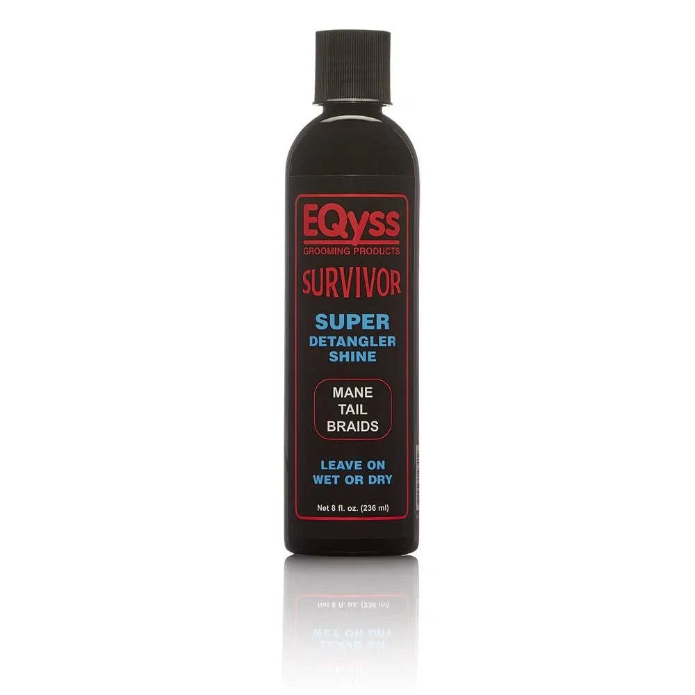 EQyss Survivor Mane & Tail Detangler 8 oz. Safe for Foals Mares Ponies & Horses