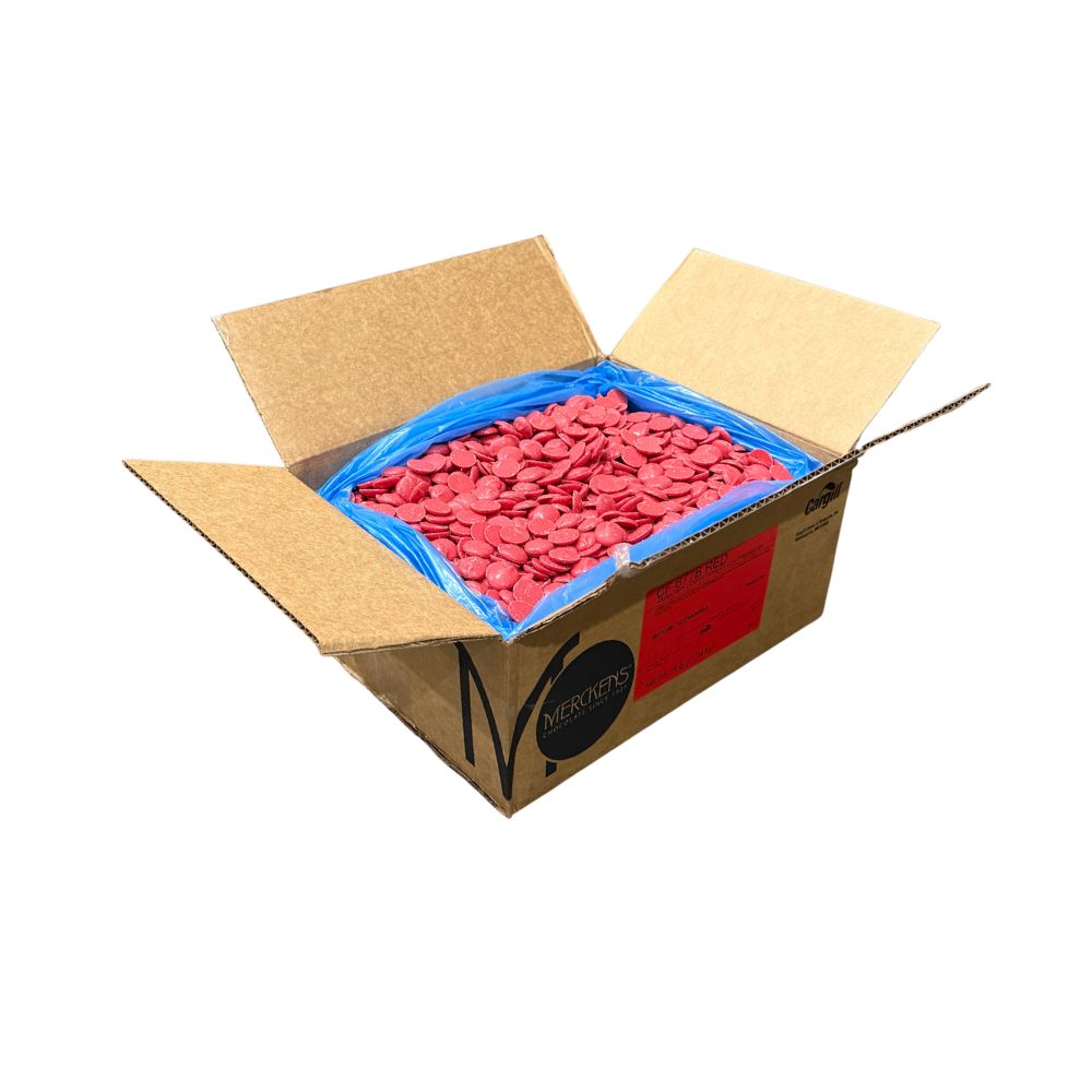 Merckens Red Vanilla-Flavored Candy Coating & Melting Wafers – Bulk Value Bag