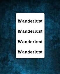 "Wanderlust" Tattoo