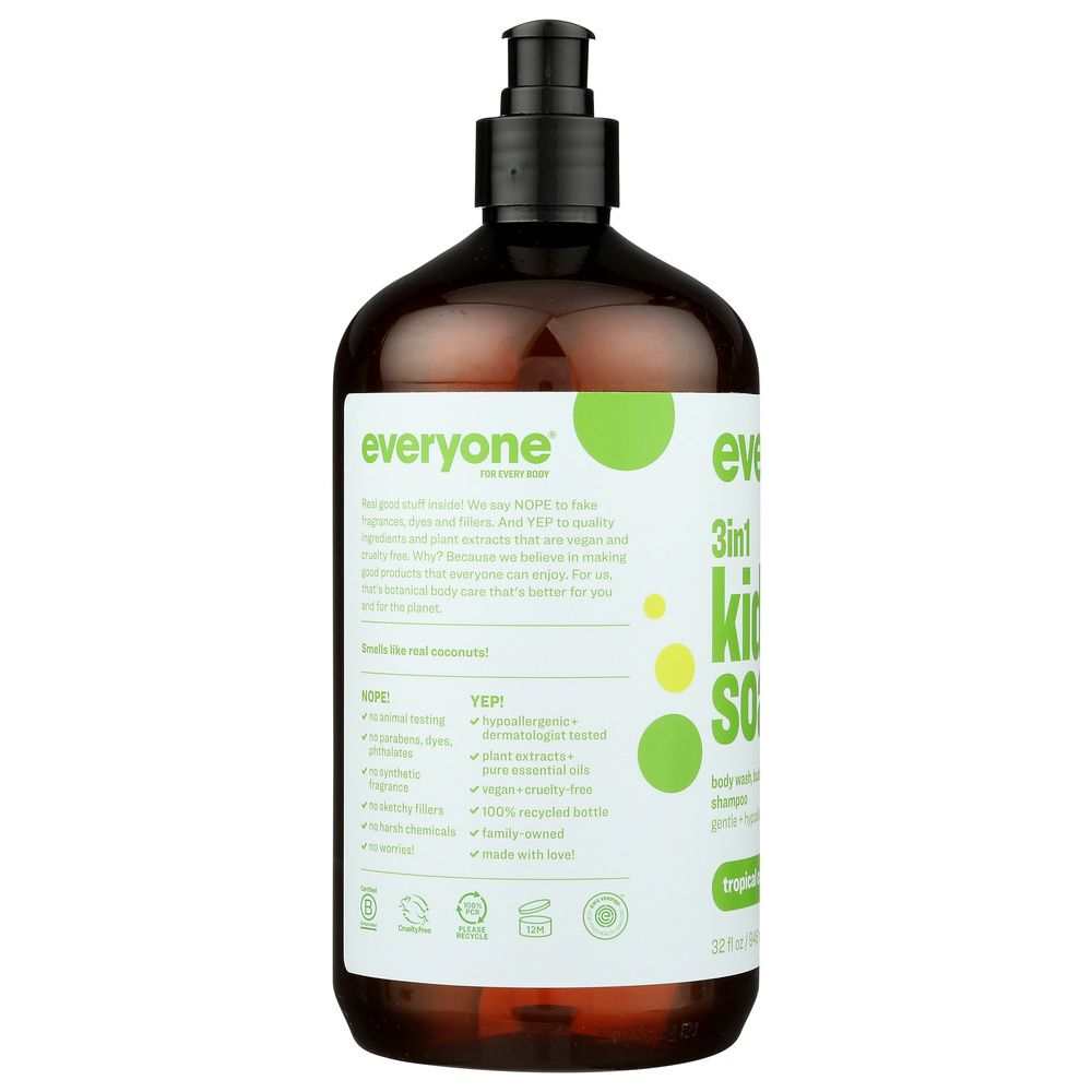 EVERYONE: Everyone for Kids 3-in-1 Tropical Twist Soap, 32 oz