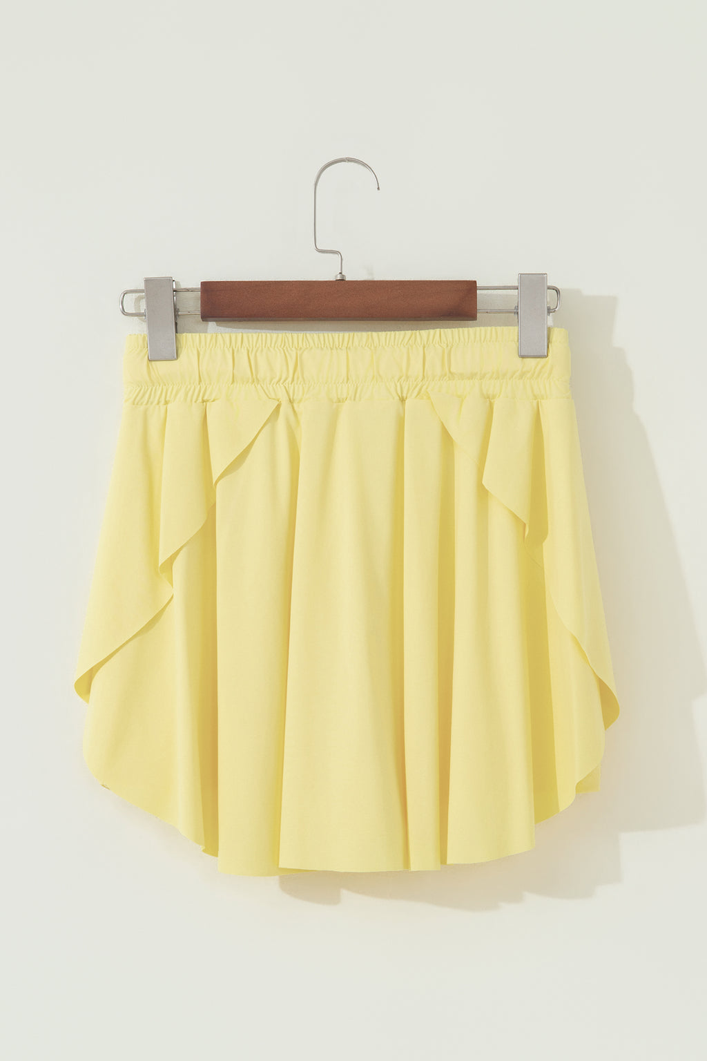 Dark Blue Drawstring Elastic Waistband Lined Tennis Skorts