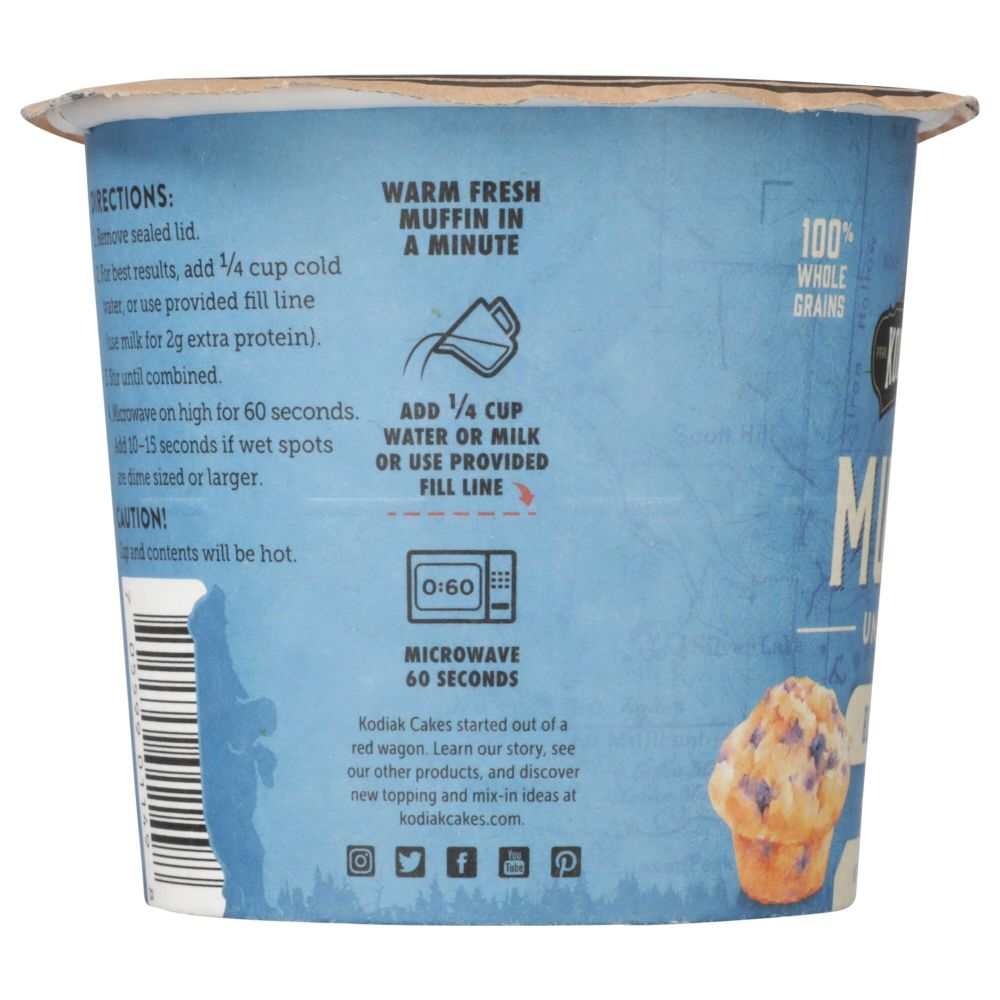 KODIAK Muffin Cup Blueberry, 2.29 oz