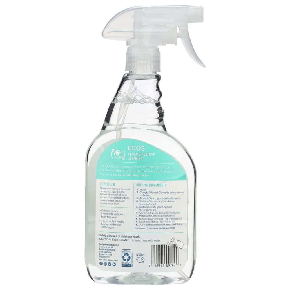 ECOS Bathroom Cleaner - Eco-Friendly Tea Tree Bathroom Surface Cleaner