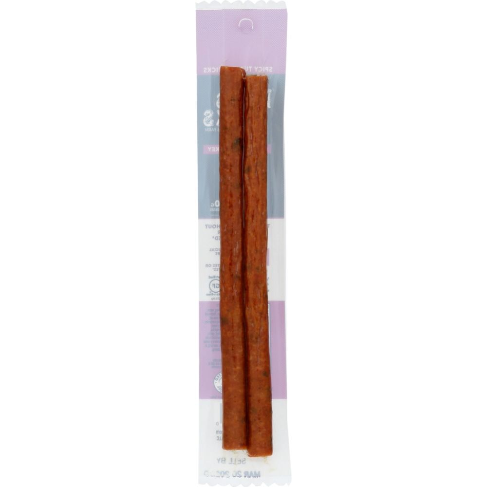 NICKS STICKS: Free Range Spicy Turkey Snack Sticks, 1.7 oz