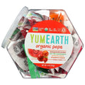 YUMMY EARTH Organic Lollipops Personal Bin Fruit Flavors, 6oz -Natural
