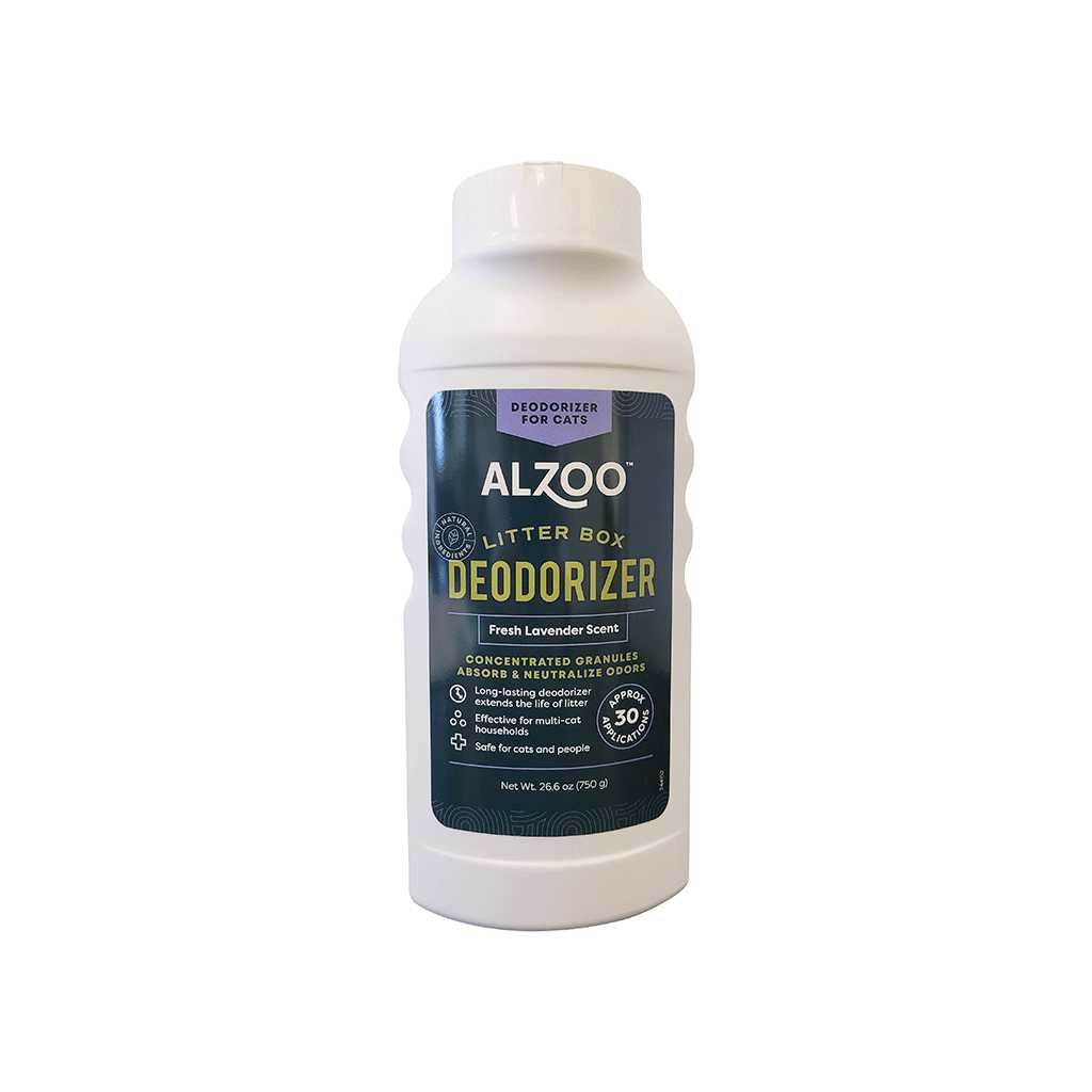 Alzoo Cat Litter Deodorizer Fragrant Fresh Lavender 26 oz.