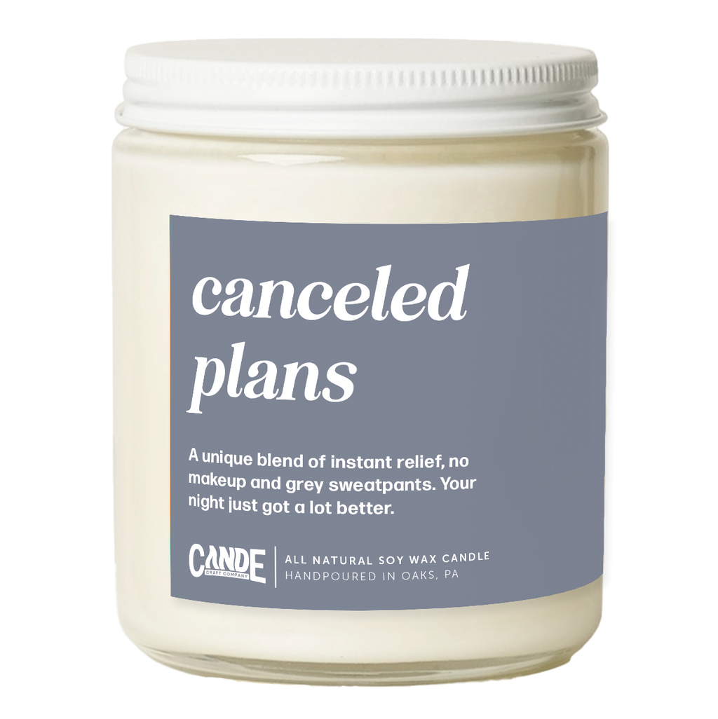 Canceled Plans Candle