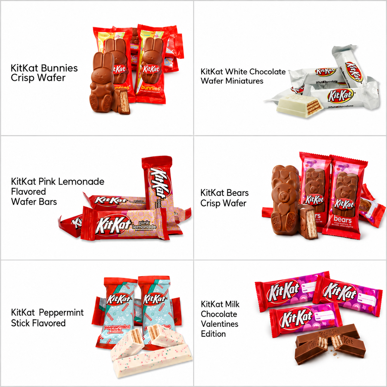 KitKat Assorted Variety Pack – Milk Chocolate, White Chocolate & Limited Edition Flavors