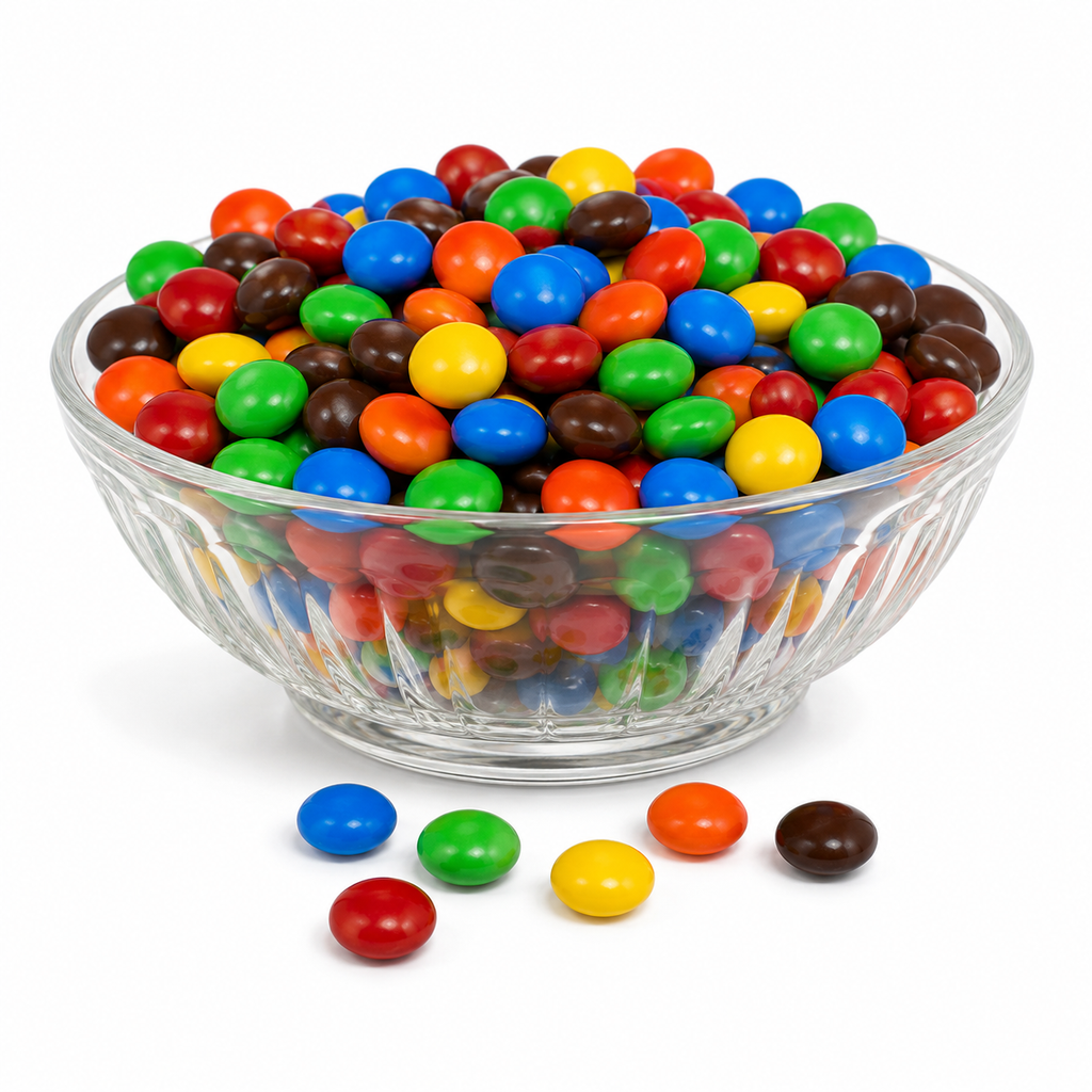 Semi Sweet Chocolate Micro Gems Chocolate Candy – Rainbow Colors – Bulk Value Bag