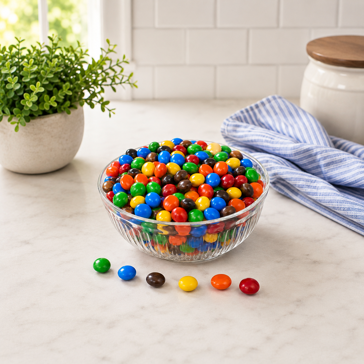Semi Sweet Chocolate Micro Gems Chocolate Candy – Rainbow Colors – Bulk Value Bag