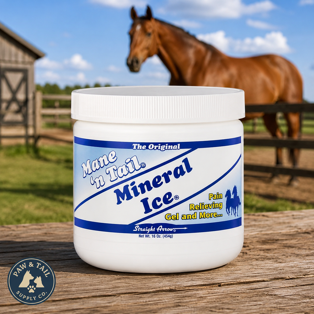 Mane 'n Tail Mineral Ice Therapeutic Pain Reliever for Horses 16 oz.