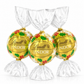Lindt LINDOR White Chocolate Truffles – Holiday Wrappers – Bulk Value Bag