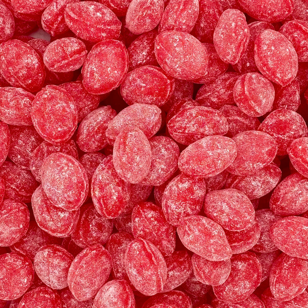 Claeys Wild Cherry Sanded Drops Hard Candy – Bulk Value Bag