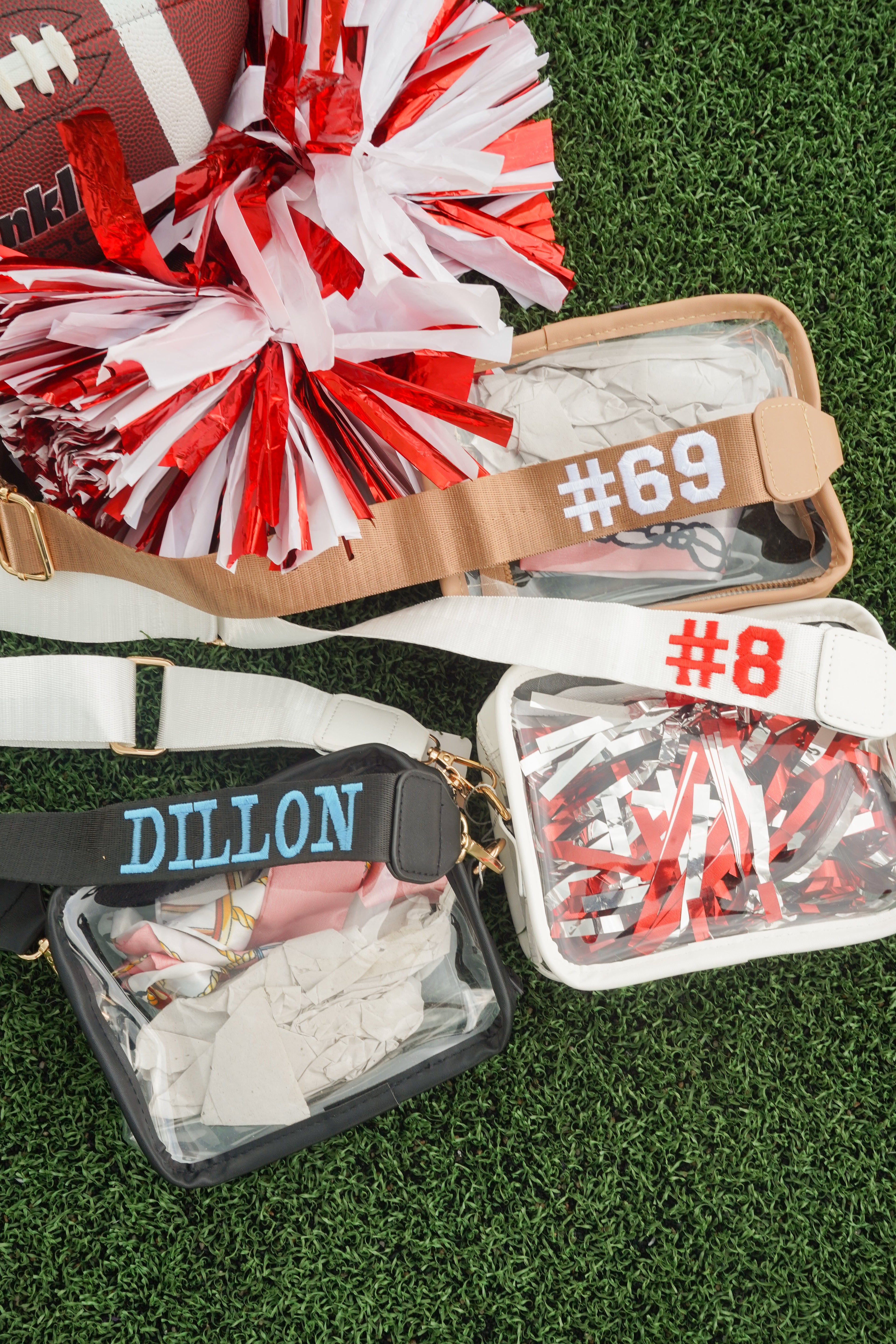 Clear Gameday + Concert Purse | Customizable
