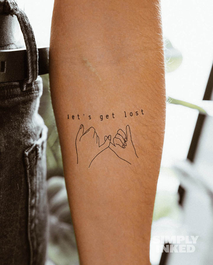 Lets get lost together Tattoo