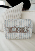 Diapers XL - Western Blues Clear Coat Bag