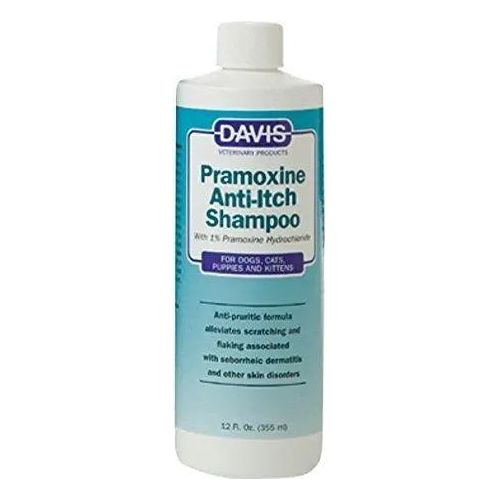 Davis 1% Pramoxine Anti-Itch Anti-Pruritic Shampoo 12 oz. for Dogs Cats